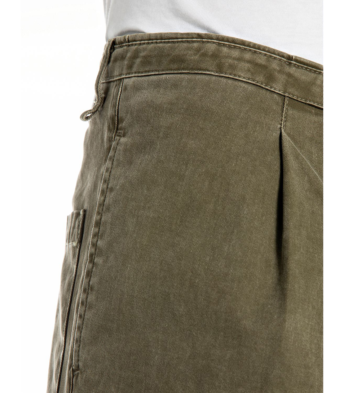 リラックステーパード コットンツイルジョグパンツ 詳細画像 マッドブラウン 5